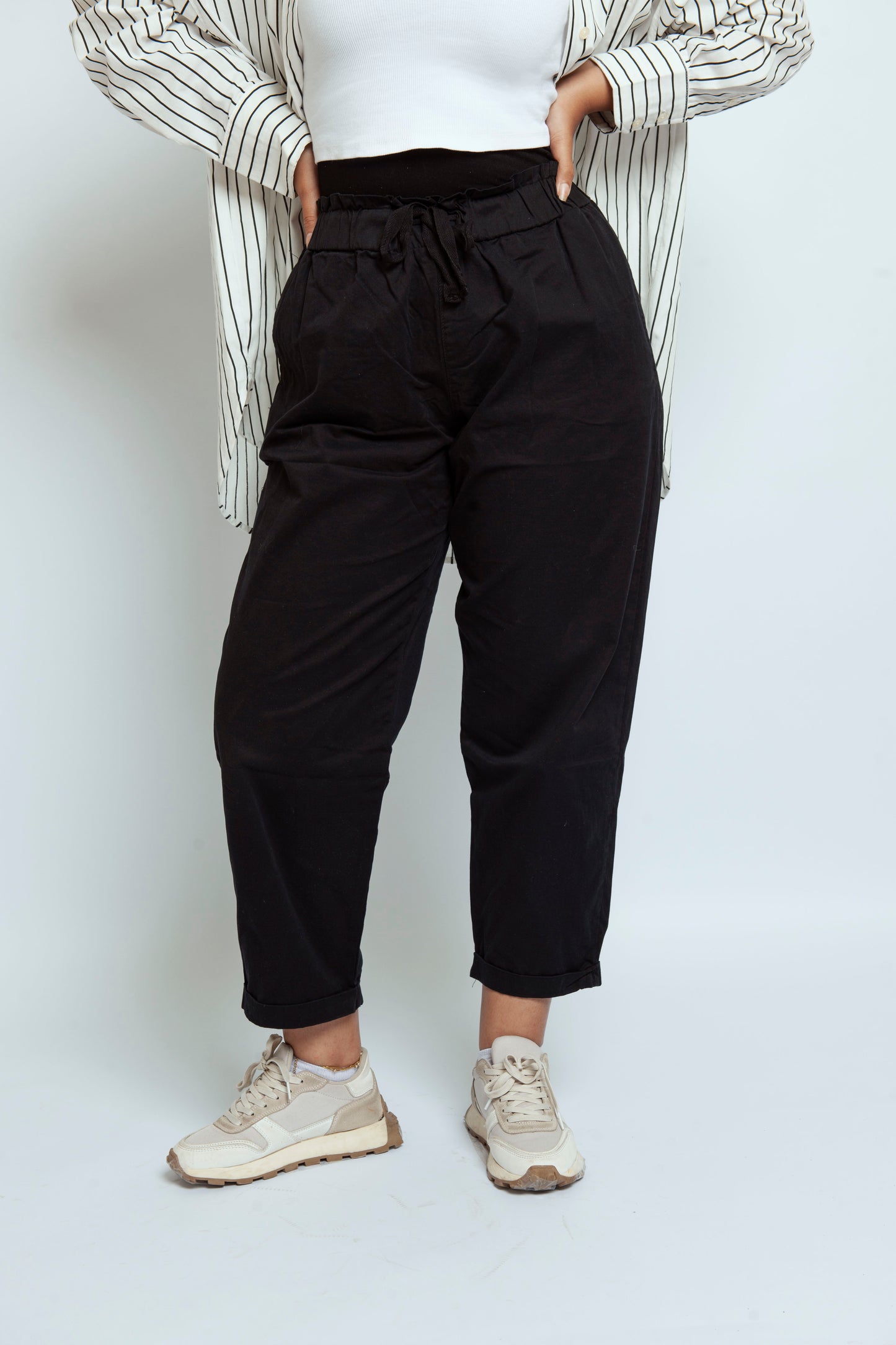 Black Gabardine Pants