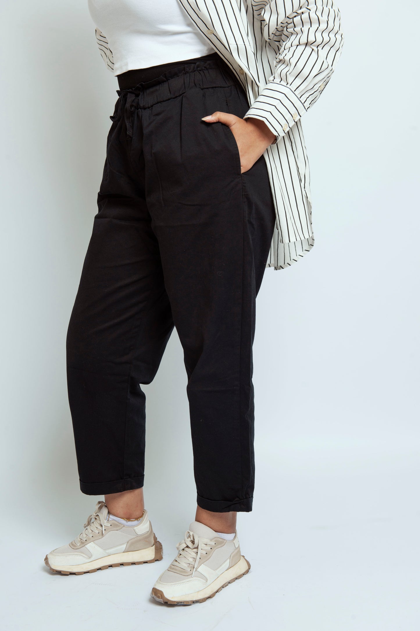 Black Gabardine Pants