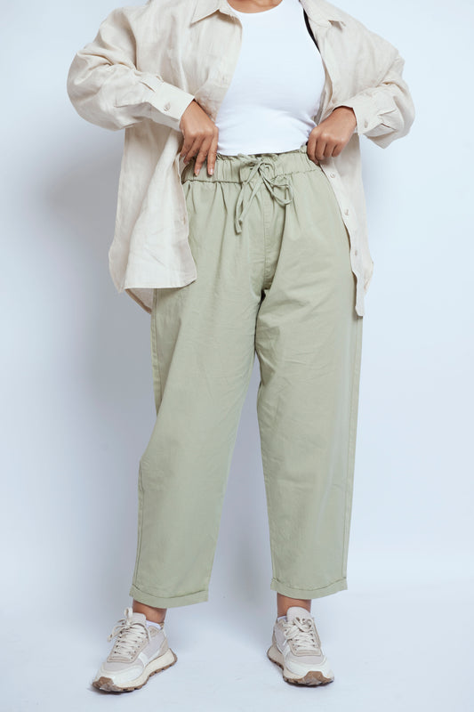 Lite Green Gabardine Pants