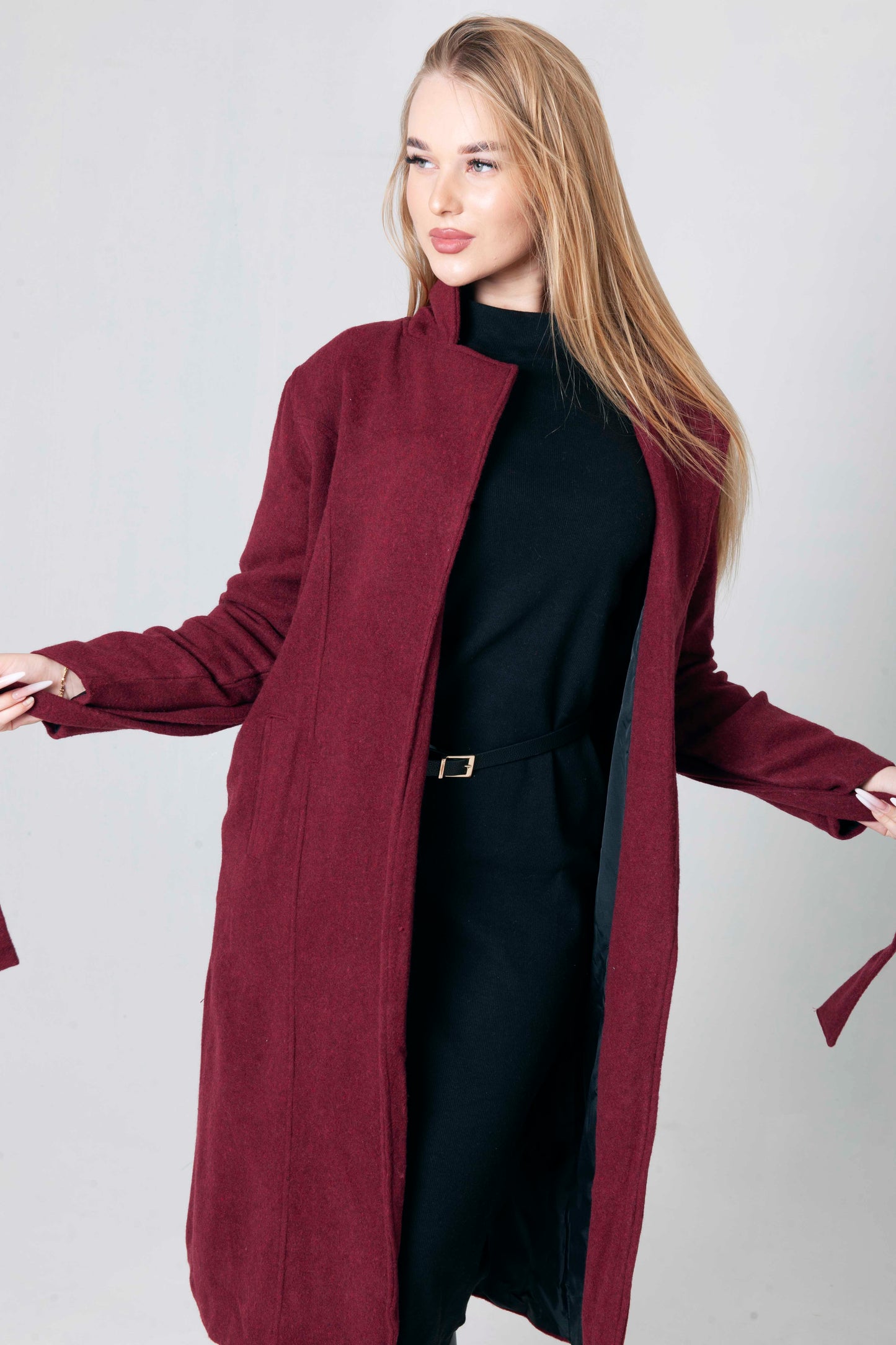 Burgundy Coat