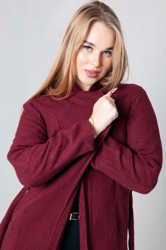 Burgundy Coat
